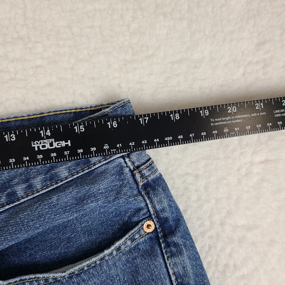 Levi's 514 Jeans Mens 34x30 Blue‎ Straight Fit Light Wash 100% Cotton Denim